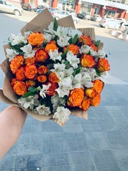 Букет в крафте